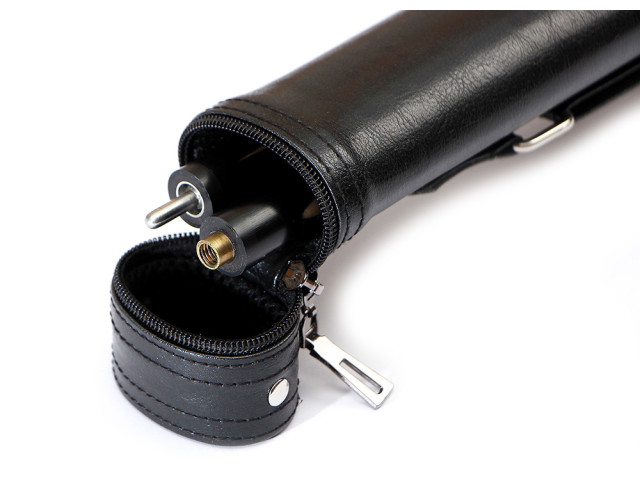 Тубус для кия Lux Т2 Black шкірзам Тубус для кия Lux Т2 Black шкірзам