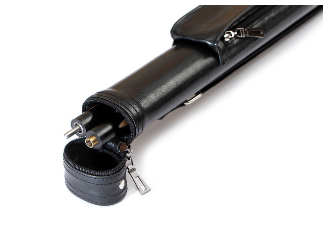 Тубус для кия Lux T2 Pro Black шкірзам Тубус для кия Lux T2 Pro Black шкірзам