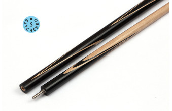 Кий Батченко 1х3 Чорний граб 4 білих запила Кий Батченко 1х3 Чорний граб 4 білих запила