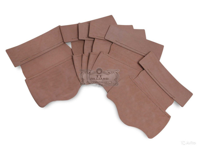 Пелерини для більярдних луз, шкіра (комплект).