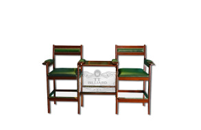 Стілець подвійний Україна шкіра