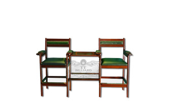 Стілець подвійний Україна шкіра