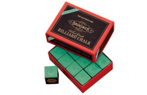 Крейда більярдна Brunswick зелена 12шт