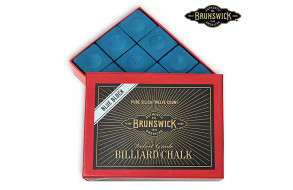 Мел бильярдный Brunswick синий 12шт