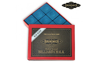 Мел бильярдный Brunswick синий 12шт