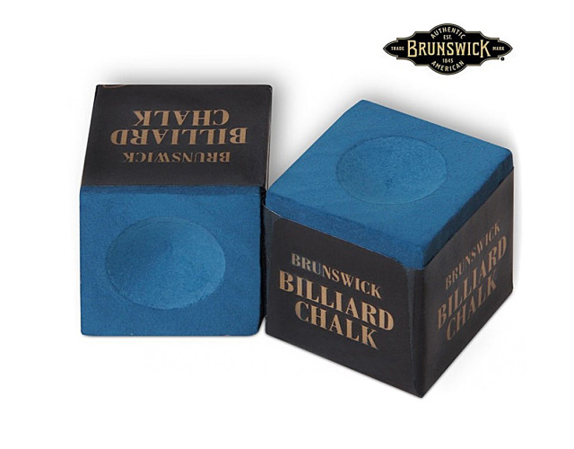 Мел бильярдный Brunswick синий 12шт