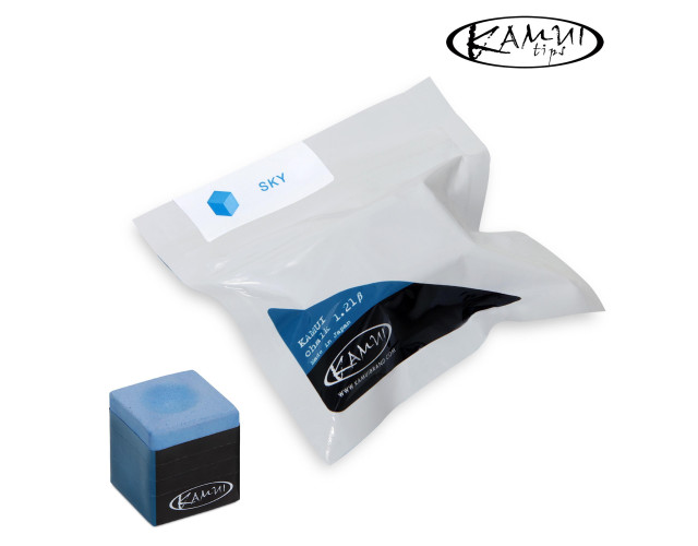 Мел бильярда Kamui 1.21 Beta Sky синий 1шт