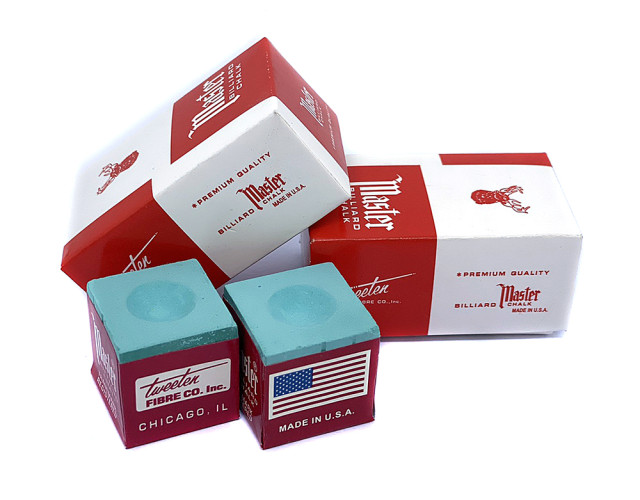 Крейда більярдна Master зелена 2шт