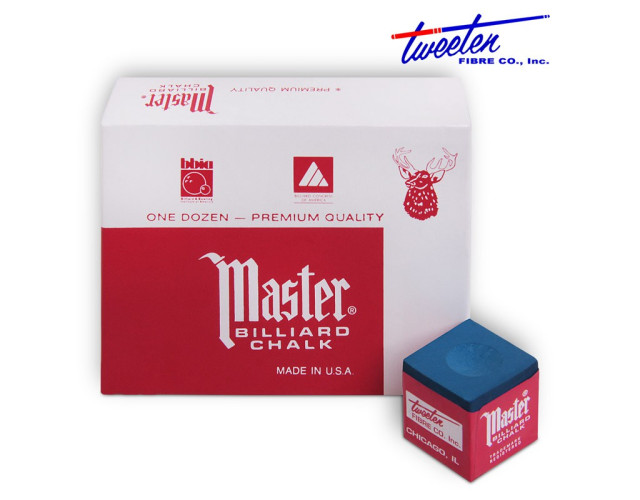 Крейда більярдна Master синя 12шт