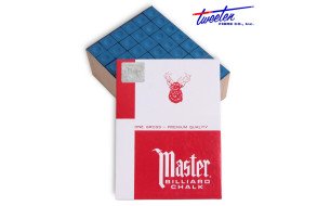 Мел бильярдный Master синий 144шт