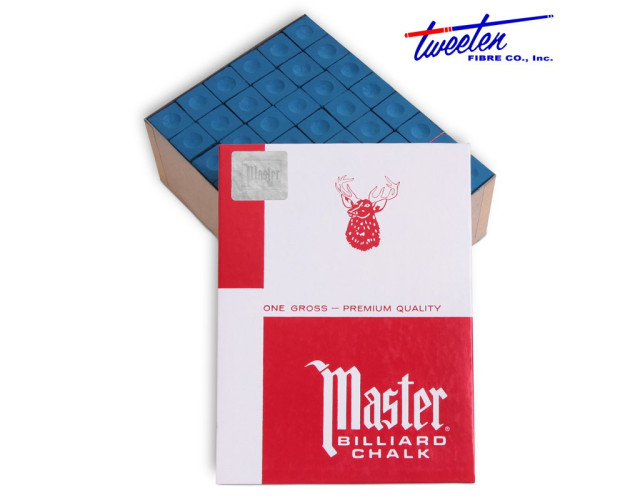 Крейда більярдна Master синя 144шт