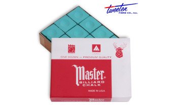 Крейда більярдна Master зелена 12шт