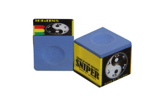 Мел бильярдный Sniper синий 1шт