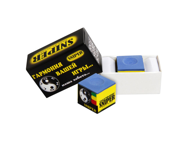 Крейда більярдна Sniper синя 1шт