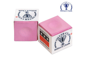 Мел бильярдный Silver Cup розовый 1шт
