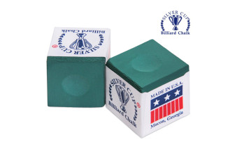 Мел бильярдный Silver Cup зеленый 1шт Мел бильярдный Silver Cup зеленый 1шт