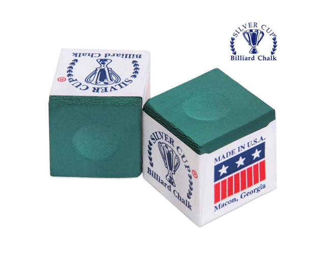 Мел бильярдный Silver Cup зеленый 1шт