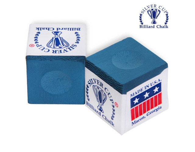 Крейда більярдна Silver Cup синя 12шт