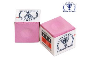 Мел бильярдный Silver Cup розовый 1шт