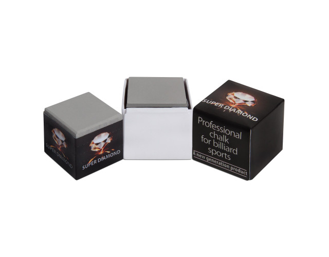Мел бильярдный Super Diamond Grey 1шт Мел бильярдный Super Diamond Grey 1шт