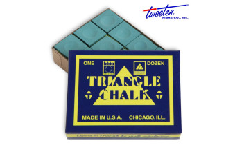 Мел бильярдный Triangle зеленый 12шт