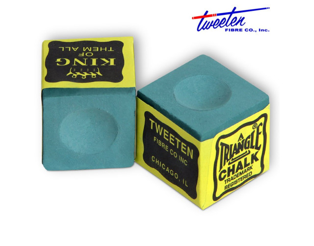 Мел бильярдный Triangle зеленый 12шт