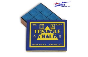 Крейда більярдна Triangle синя 12шт