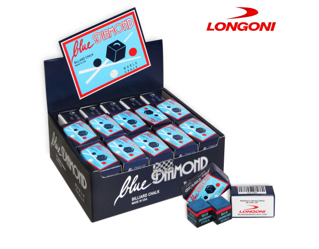 Мел бильярдный Blue Diamond Longoni синий 1шт