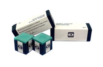 Мел бильярдный для кия KOREA -G BRAND зеленый 1шт Мел бильярдный для кия KOREA -G BRAND зеленый 1шт