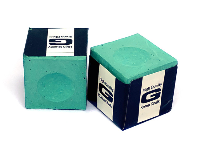 Мел бильярдный для кия KOREA -G BRAND зеленый 1шт