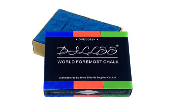 Мел бильярдный Billee синий 12 шт