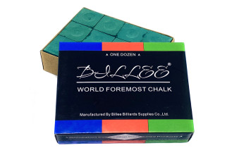 Мел бильярдный Billee зеленый 12шт