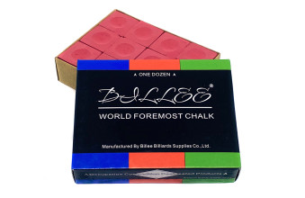 Мел бильярдный Billee розовый 12шт