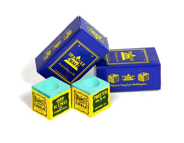 Мел бильярдный Triangle зеленый 2шт