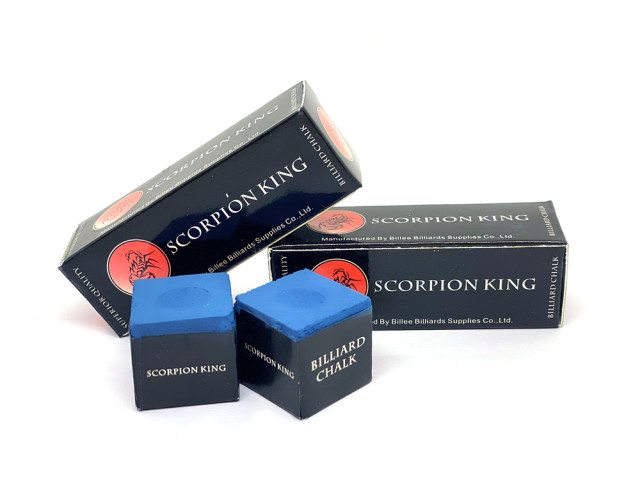 Мел бильярдный Scorpion King синий 1шт