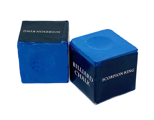 Мел бильярдный Scorpion King синий 1шт