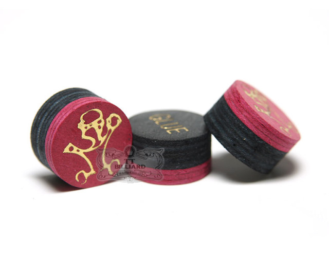 Наклейка для кия Expert Black Red 14мм 1шт