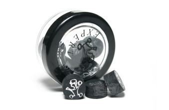 Наклейка для кия Expert Black 14мм 1шт Наклейка для кия Expert Black 14мм 1шт