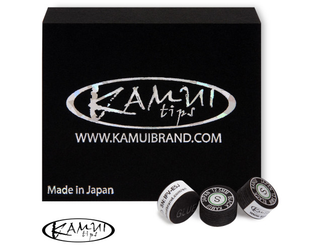 Наклейка для кия Kamui Black 12,5мм Soft 1шт