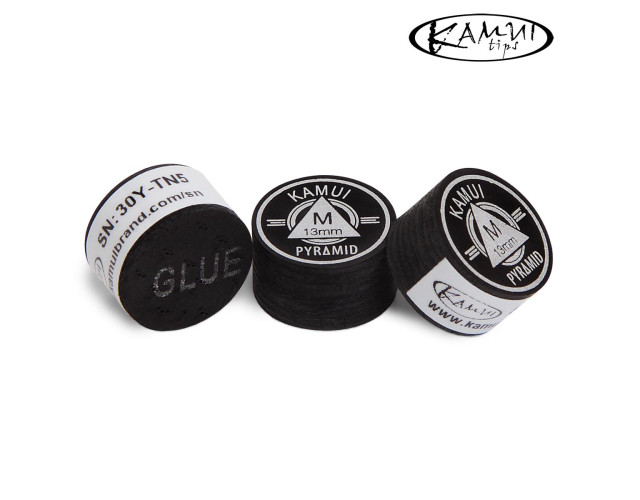 Наклейка для кия Kamui Pyramid Black 13мм Medium 1шт