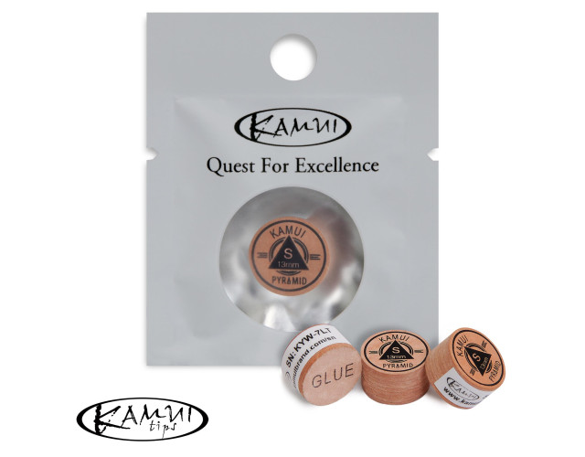 Наклейка для кия Kamui Pyramid Original D13мм Soft 1шт