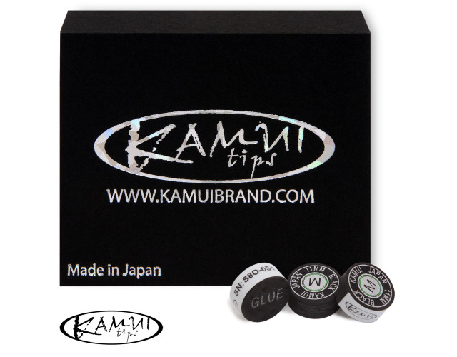 Наклейка для кия Kamui Snooker Black 11мм Medium 1шт