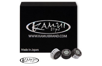 Наклейка для кия Kamui Black 13мм Medium 1шт Наклейка для кия Kamui Black 13мм Medium 1шт
