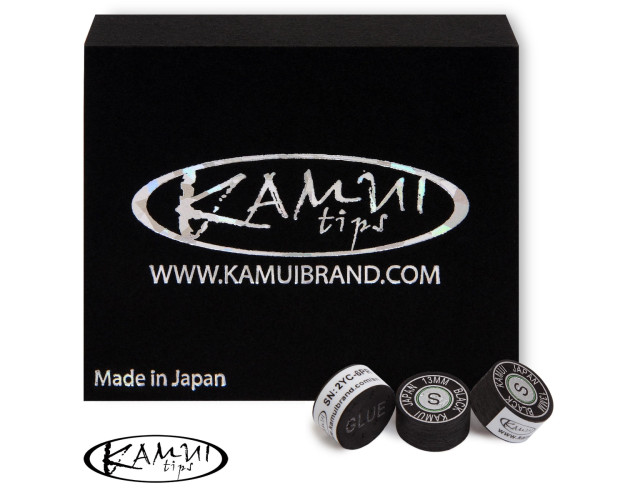 Наклейка для кия Kamui Black D13мм Soft 1шт Наклейка для кия Kamui Black D13мм Soft 1шт