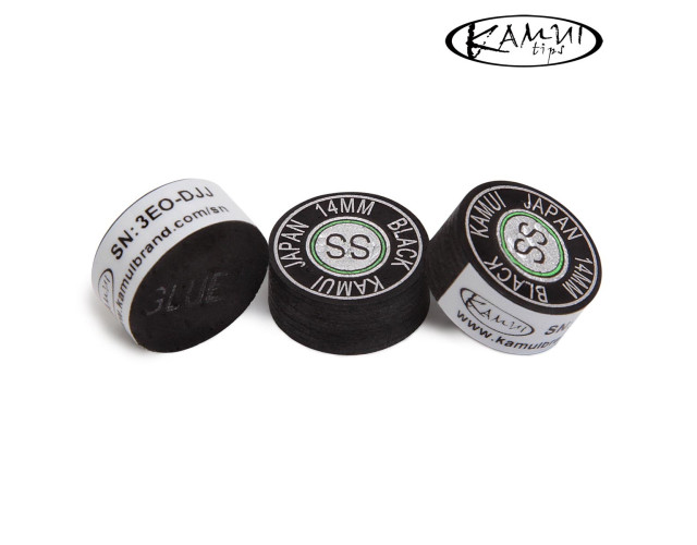 Наклейка для кия Kamui Black D14мм Super Soft 1шт