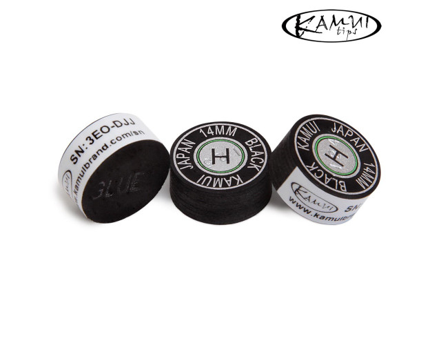 Наклейка для кия Kamui Black D14мм Hard 1шт Наклейка для кия Kamui Black D14мм Hard 1шт