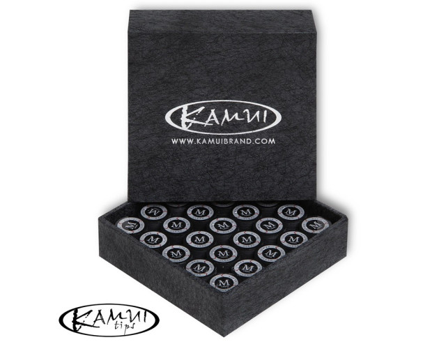 Наклейка для кия Kamui Clear Black D14мм Medium 1шт