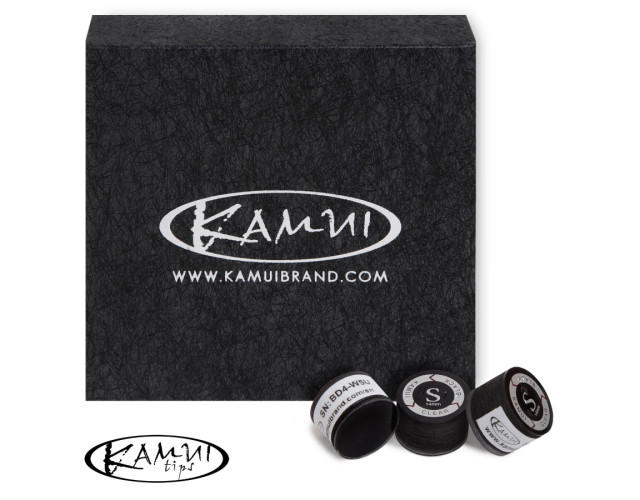 Наклейка для кия Kamui Clear Black 14мм Soft 1шт Наклейка для кия Kamui Clear Black 14мм Soft 1шт