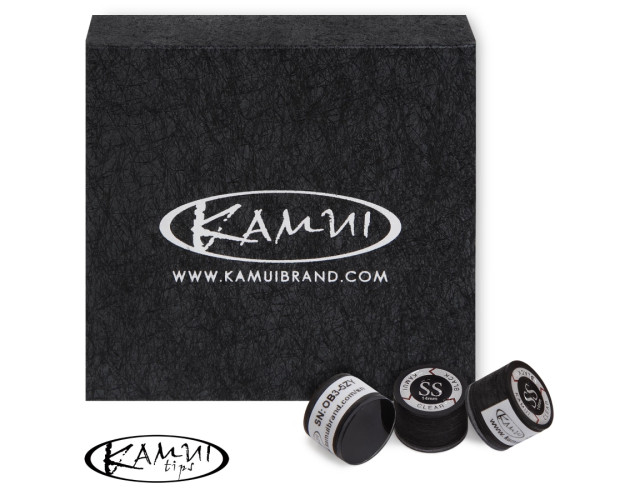 Наклейка для кия Kamui Clear Black 14мм Super Soft 1шт