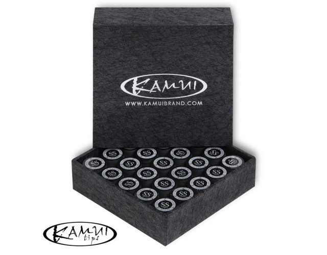 Наклейка для кия Kamui Clear Black 14мм Super Soft 1шт